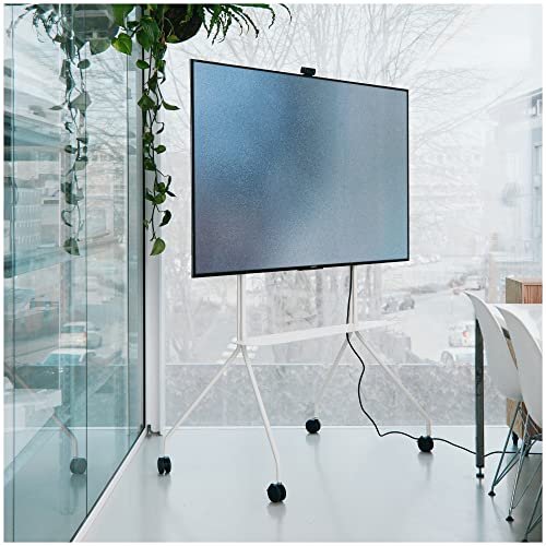 Support TV roulant Pedestal Moon PRO pour écran 40-75 pouces avec roulettes chariot