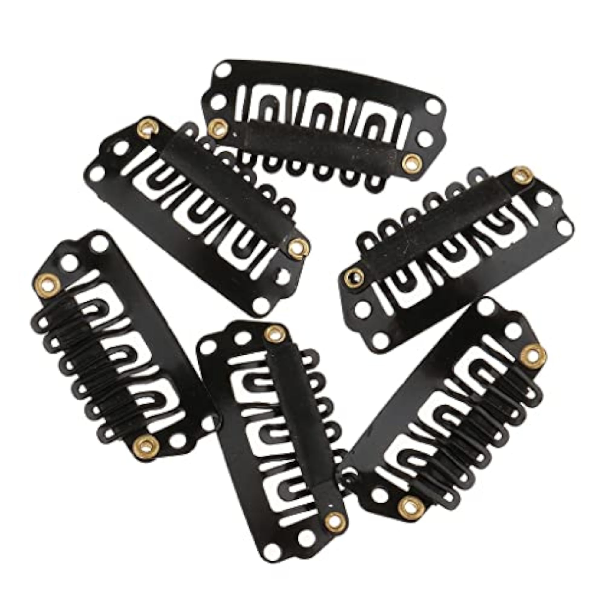 Metal Snap Clips for Hair Extensions, Pack of 100