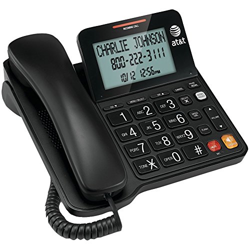 AT&T CL2940 Corded Phone with Speakerphone, Extra-Large Tilt Display/Buttons, Caller ID/Call Waiting...