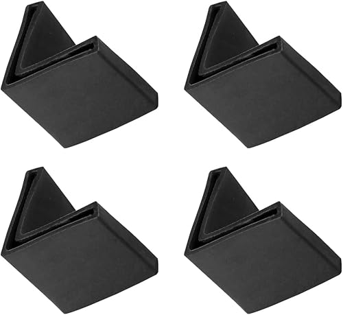 METALLIXITY Almohadillas angulares de hierro para muebles (1.181 in1.18 pulgadas), 4 unidades, cubiertas de pie de PVC en forma de L - para pies de disponible en Yaxa Mexico