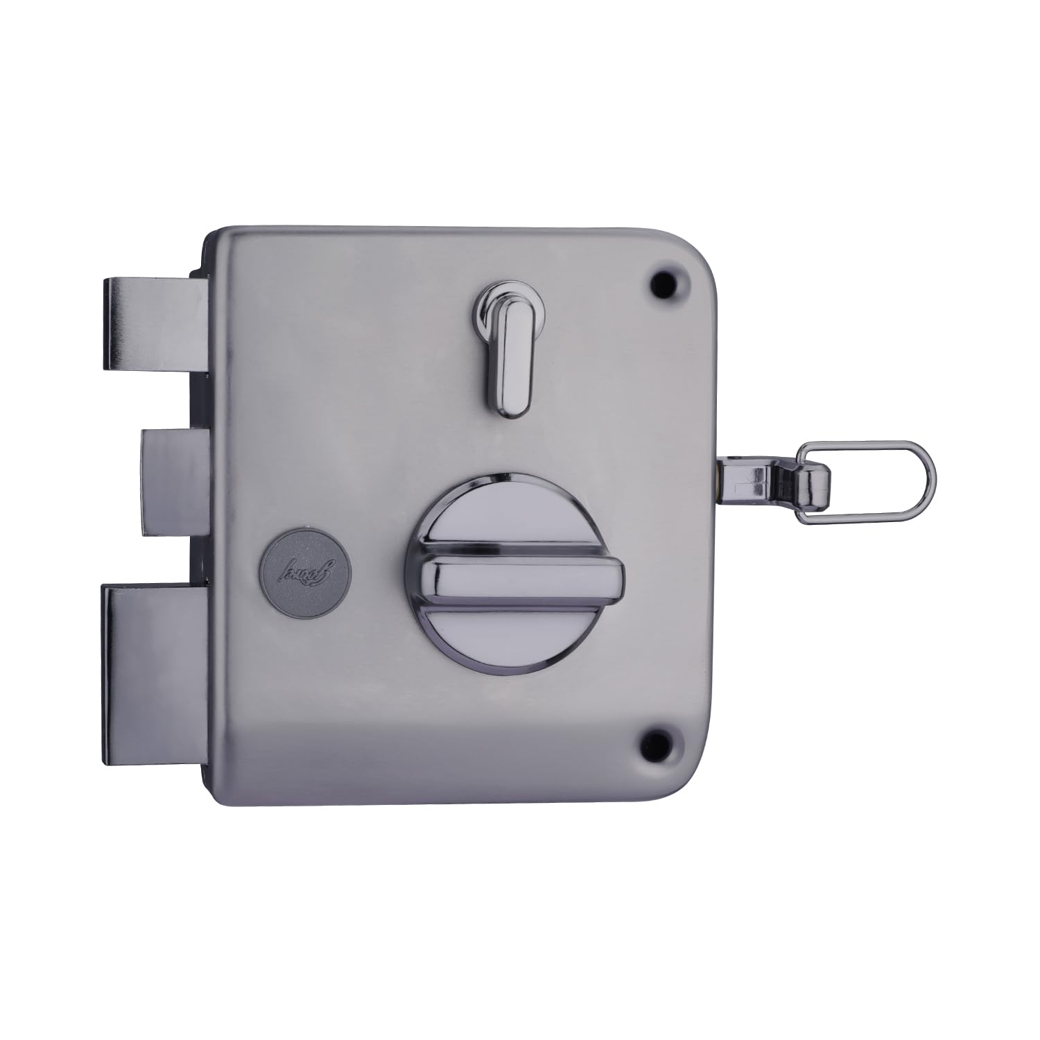 Godrej Rim Lock I Tribolt Ultra XL+ l 1CK Latchbolt I for Inside Opening Wooden Door | Left/Right Handed Doors I 4 Keys I 5-Year Warranty I Automatic Locking l Matte Black Nickel Finish-image-15