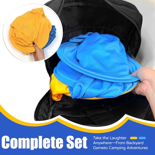 LVOORTOREN Granny Pants Yard Game, 11 PCS Outdoor Yard Toss Game for Teens & Adults-Includes 2 Giant Granny Funny Pants, 8 Bouncy Balls & Pump - Backyard Party Games for Family Reunion, Team Building - image 5