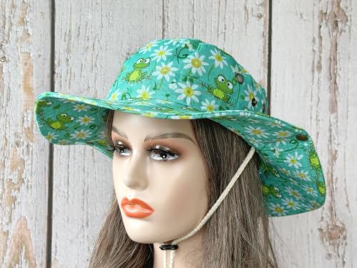 Image of Wide Brim Bucket Hat for Women Girl Men Boy
