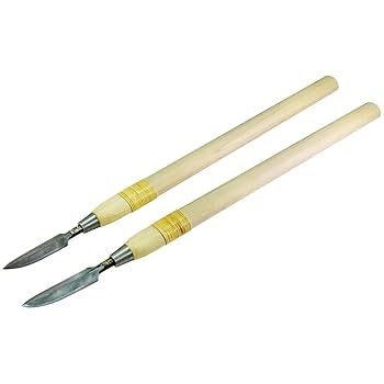 Amazon.co.jp: 羽黒 槍鉋 2本組 1尺柄 桐箱入 24・30mm