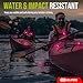 4 Pack LED Safety Light, Clip on Reflective Gear Lights for Walking at Night, Running, Jogging, High Visibility Strobe Light Accessories for Runners, Kids, Hiking, Kayak, Cycling, Camping, Boat Pink