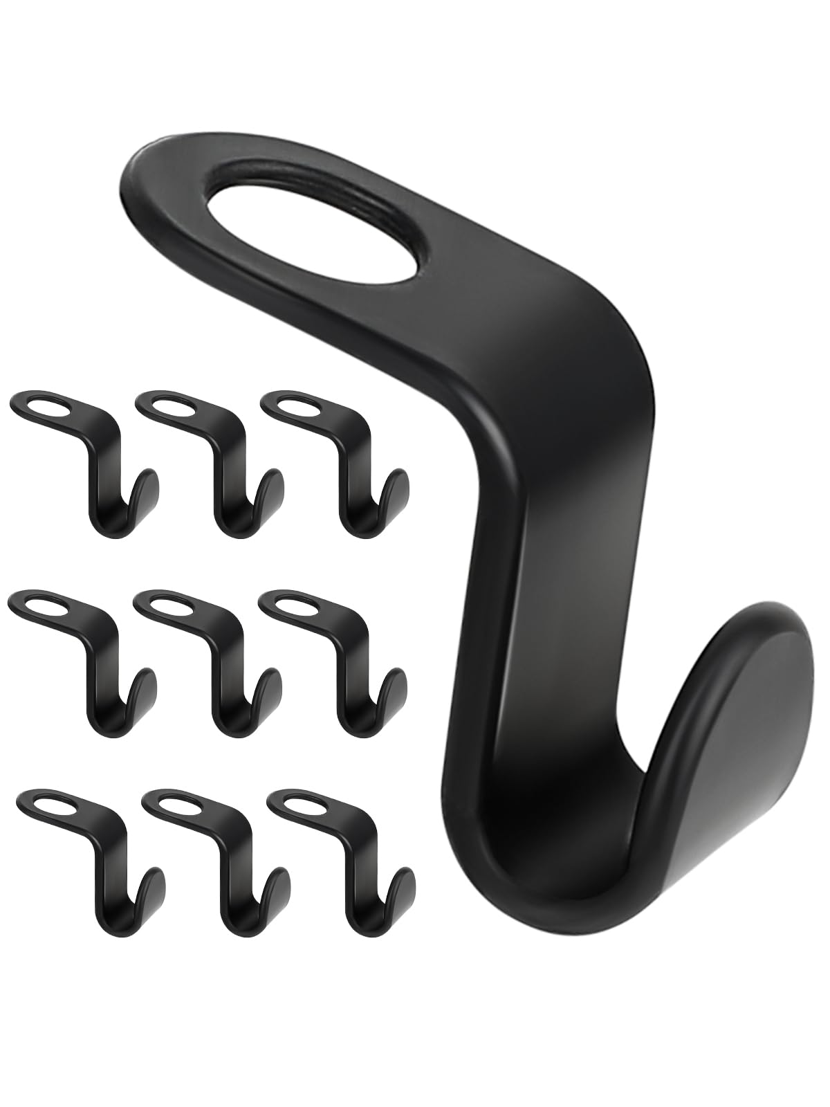 60Pcs Clothes Hanger Connector Hooks, Clothes Hangers Space Savers, Space Saving Hangers for Wardrobes,Space-Saving Clothe Hanger Connector Hooks for Wardrobes Clothe Space Savers(Black)