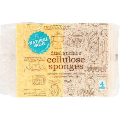 NATURAL VALUE Sponges, 4 CT Cover