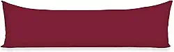 1 Fronha Para Travesseiro de Corpo Xuxão 1,30x40 Com Zíper Percal Flex 400 fios (Vinho)