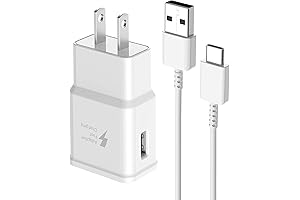 Samsung Galaxy Tablet Charger Fast Charging Cord 6ft with USB Wall Charger Block