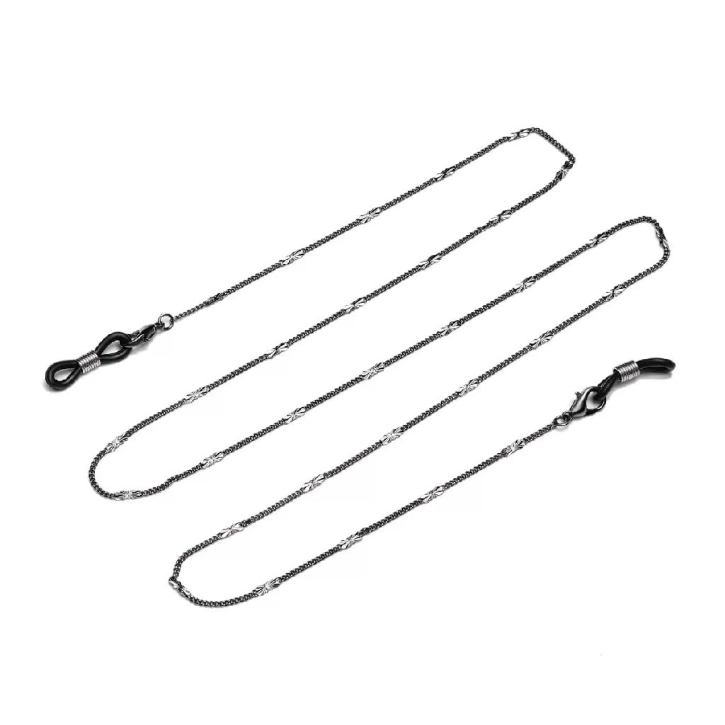 Chaîne en métal pour Lunettes, écouteurs et Lunettes de Soleil à Suspendre Autour du Cou pour éviter qu'elles ne Tombent.