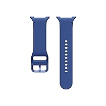 Samsung Sport Band Cinturino sportivo in gomma (S, M) per Galaxy Watch8 | Watch8 Classic, Blue