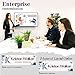 Custom Office Name Plate for Desk - Desk Name Plate Personalized Gifts for Coworkers, Boss, Employees, Teacher, Nurse - Office Desk Decor for Women Men - Employee Appreciation Gifts (Blue Butterfly)