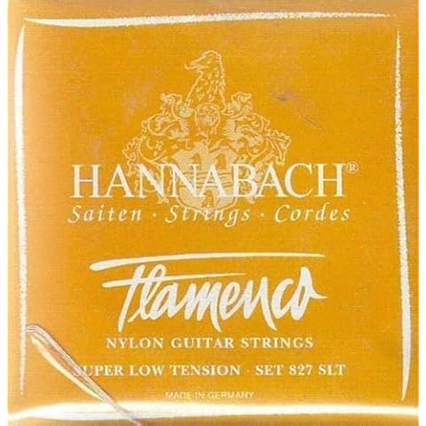 Hannabach Classical Flamenco Guitar Super Low Tension Polished Gold/Silver, 827-SLT Cover
