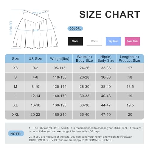 Fireswan Crossover Athletic Shorts For Women 2 In 1 Flowy Running Shorts With Pockets Spandex Butterfly Workout Tennis Skorts Black thumb #4