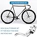 Srutueo Front Fixie Road Bike Cruiser Brake Set Bike Brake Kit Bike Caliper Brake Kit Side Pull Brake Set for Most Fixie Bike Silver