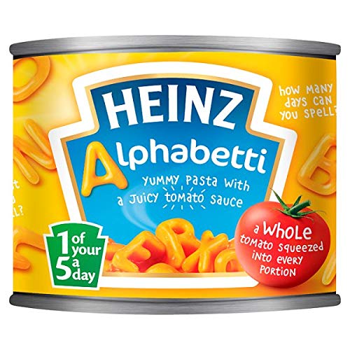 Heinz Alphabetti Pasta Shapes 3 x 200g