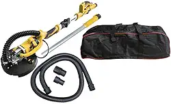 Lixadeira de Parede Menegotti MLP 710H 710W 220V | Braço Extensível até 1,8m, Velocidade Variável, Cabeça Articulada, Sucção de Pó | Uso Profissional