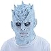 thematys Night King Mask Masque White Walkers Game of Thrones - Parfait pour Le Carnaval et l'Halloween - Costume Adulte - Latex, Unisexe