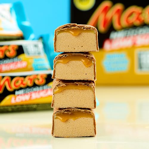 Mars - Salted Caramel Low Sugar Chocolate Hi Protein Bars | 12 x 57g Pack, Only 2g of Sugar per bar, High Protein Energy Snack, 18g Protein - Image 4