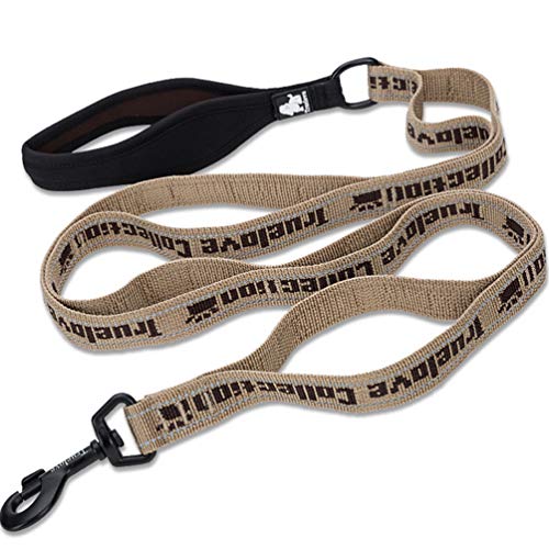 SGODA Multi Handle Dog Leash, Training Lead, Browm, Medium