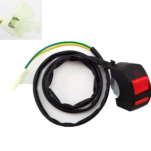 Miniatura 5 de Interruptor de apagado de encendido y apagado de 78 pulgadas, 0.866 in, reemplazo de montaje de 2 pines para CRF50 XR50 KLX110 chino 50cc 70cc 90cc
