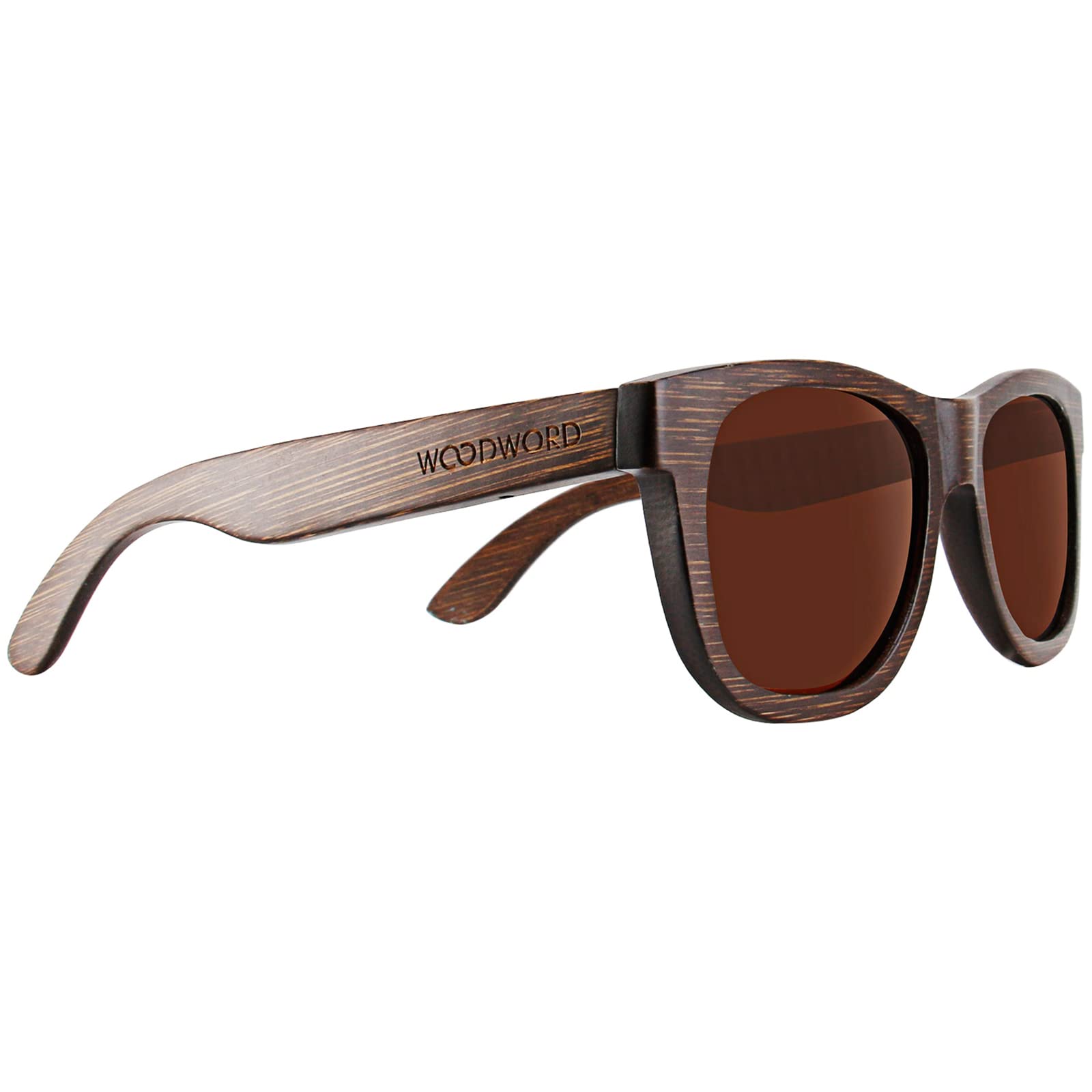 WOODWORDPolarized Wood Sunglasses for Men Women - Bamboo Wood Sunglasses with Case