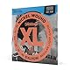 D’Addario EXL110W Nickel Wound E-Gitarrensaiten, Regular Light, Wound 3rd, 10-46