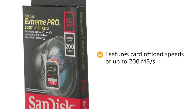 SanDisk Extreme SDカード 512GB SanDisk-512GB-Extreme-PRO-SDXC