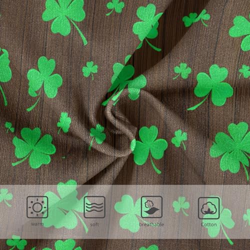 Joisal Green Lucky Clover Brown Girl Panties Cute Toddlers Underwear Floral Cotton Designer Briefs Undies Kids 2t3