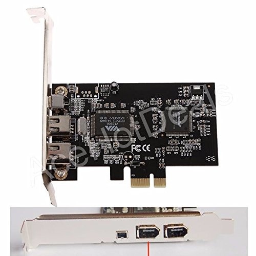 Amazon.in Buy Tech Gear PCI Express x1 PCIE FireWire 1394a IEEE1394 Controller Card for Laptop