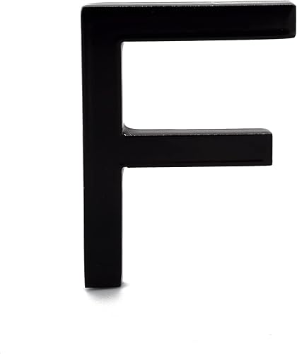 Letras modernas de casa de 10 pulgadas (A-Z) - Dirección de montaje flotante o empotrado - Más colores para elegir - Aluminio cortado de precisión -