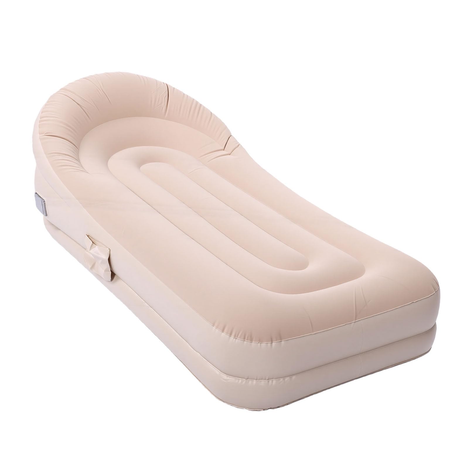Lettino Gonfiabile 200x90x60cm con Pompa Integrata per Gonfiaggio