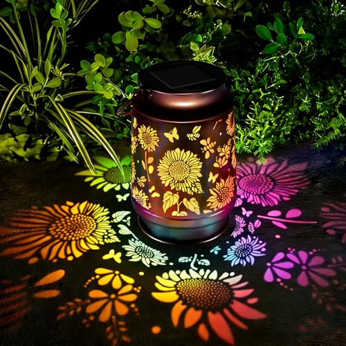 Kyoryuger German Shepherd Gifts for Women/Men, German Shepherd Solar Lanterns Dog Mom Birthday, Dog Lovers Lantern, Pet Loss Pet Memorial, Solar Garden Decor Outside for Yard, Patio,Backyard,Porch