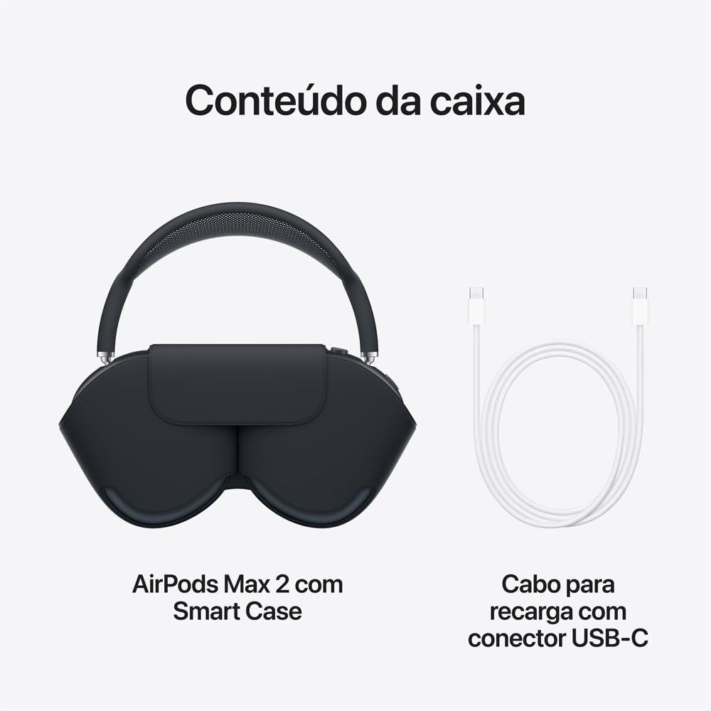 Apple AirPods Max 2 - Meia-noite ​​​​​​​ | Amazon.com.br