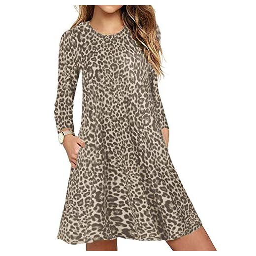 CNFIO Mujer Camisa Vestido Cuello V Manga Larga Exterior Tops Moda Blusas