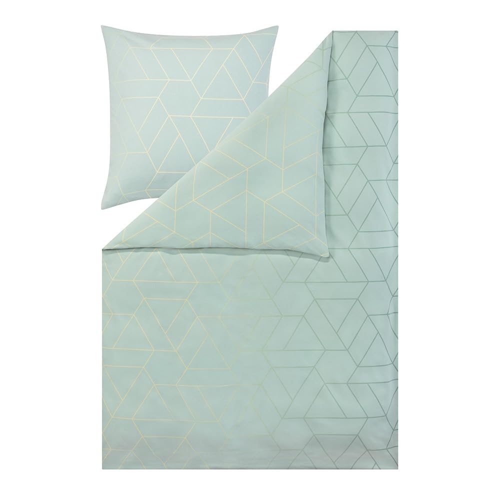 ESTELLA Bettwäsche Andriano | Mint | 155x220 cm + 80x80 cm