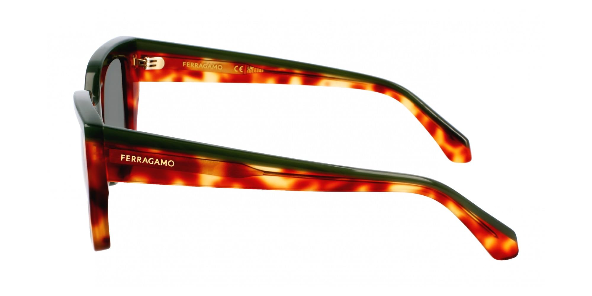 FERRAGAMO GAFAS SF2035S C: OPALINE KHAKI/BLONDE TORTOISE/EYE SIZE: 52 BRIDGE: 19 HORIZONTAL MEASUREMENT: 52 VERTICAL MEASUREMENT: 42,7 Cura della persona e salute
