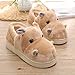 SHJMANSY Cute Zapatillas Peluche De Animales - Lindo Hipopótamo Animal Pantuflas - Regalo Zapatos por Casa - Adultos Y Niños - Hombre Y Mujer Regalo, Khaki, 40-41