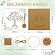 PeakPeek Hochzeitskarte Geldgeschenk mit Umschlägen, Geldgeschenk Hochzeit, Hochzeitsgeschenke für Brautpaar, Lebensbaum Karte Hochzeit Geldgeschenke Verpackung