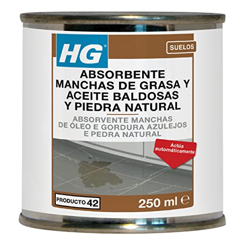 HG Absorbente de Manchas de Grasa y Aceite - 250 ml