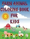 Farm Animal Coloring Book for Kids