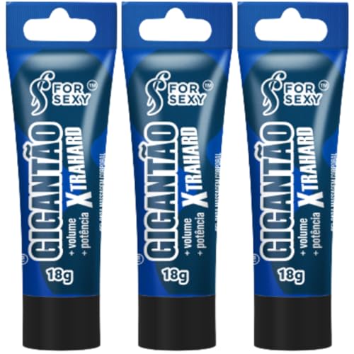 Gel Para O Penis Gigantão Xtrahard 18g Kit 3 Unidades