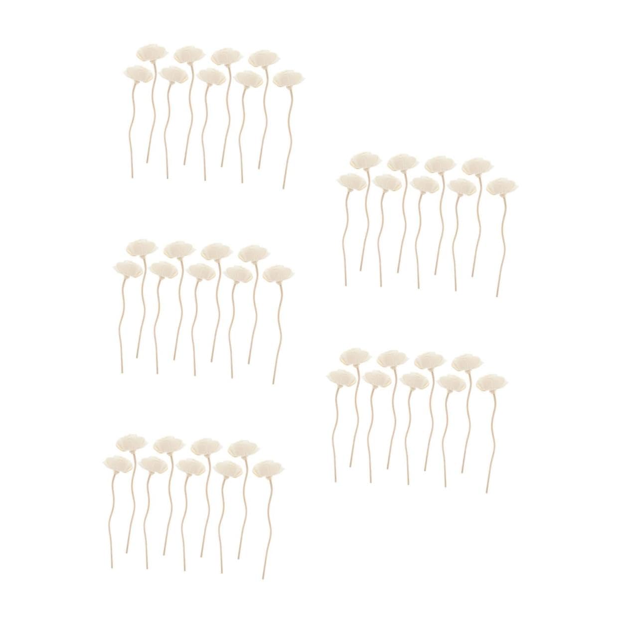 TOPBATHY 45stücke Teiliges Rattan Diffuser Sticks Für Aromatherapie Elegante Raumdekoration Ohne Feuer Für Duftöle Und Ätherische Öle Für Zuhause Und Auto