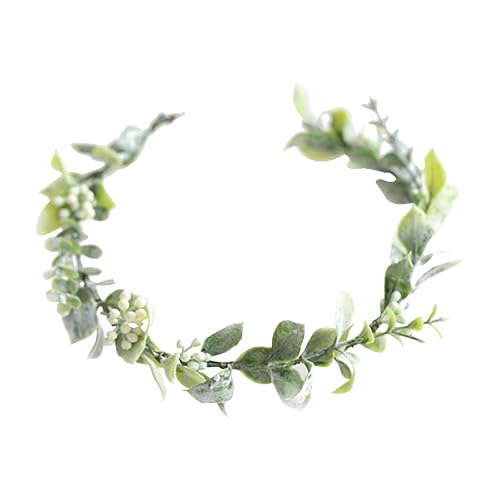 Green Leaf Flower Crown Eucalyptus Crown Wedding Bridal Maternity Photo