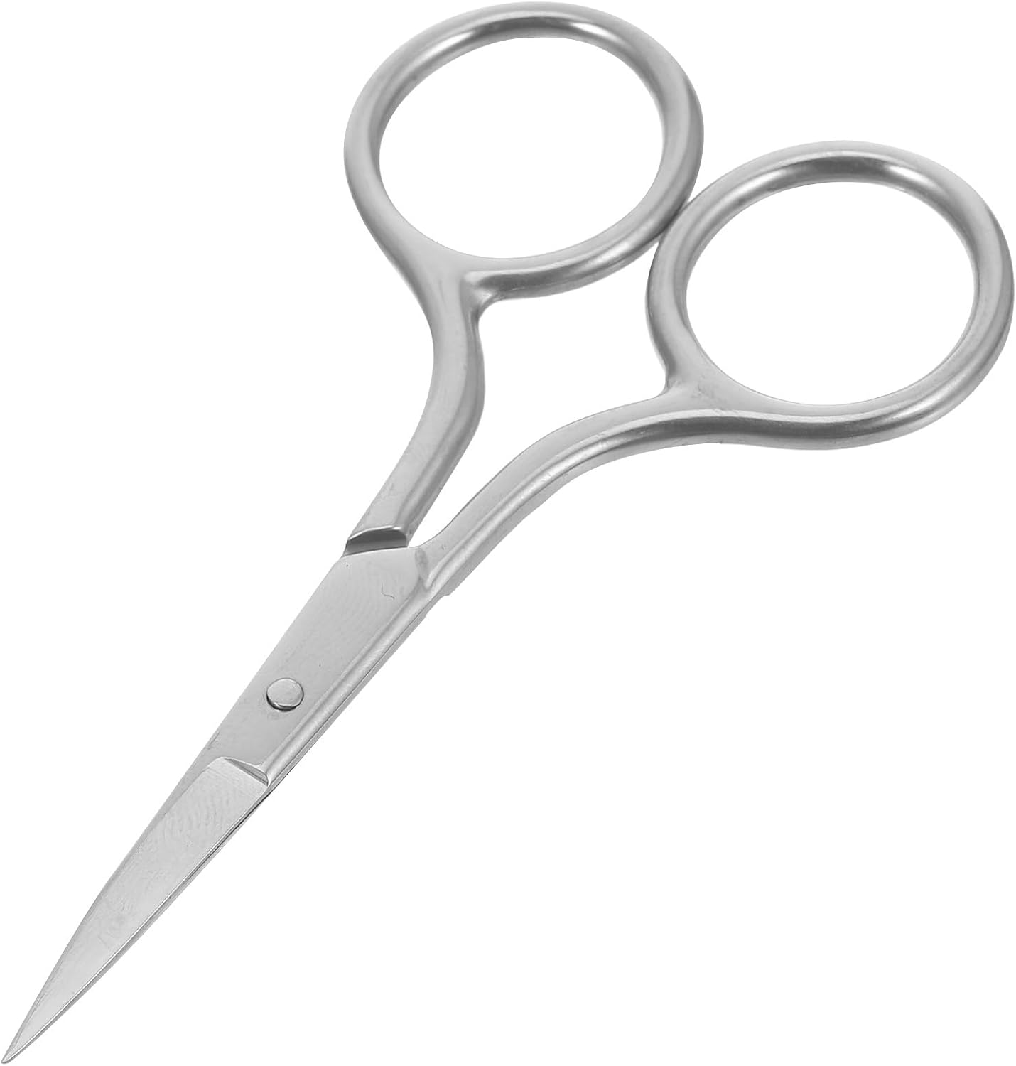 Portable Nose Hair Scissor Stainless Steel for Brows and Beards