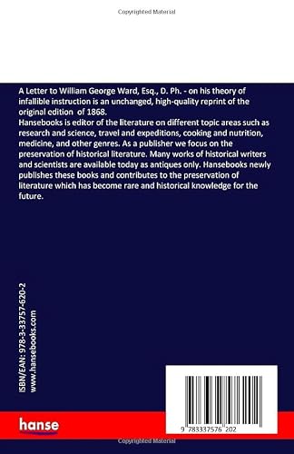 A Letter to William George Ward Esq D Ph - William George Ward Henry Ignatius Dudley Ryder Kartoniert (TB)