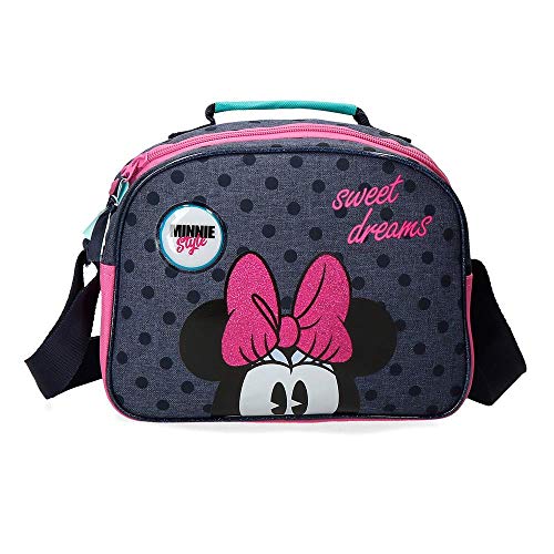 Disney Sweet Dreams Minnie Neceser con Bandolera, color Azul