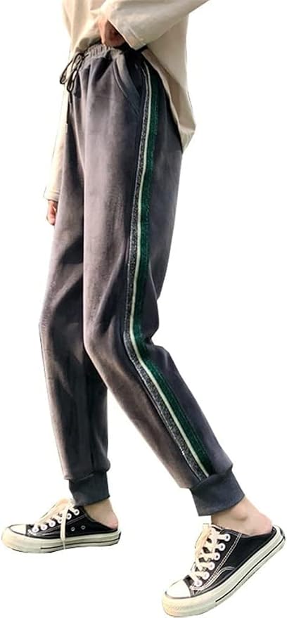 JYHZ Pantaloni da Donna, Pantaloni da Donna in Palestra da Donna,  Formazione in Pile Pantaloni Caldi, Pantaloni Invernali da Donna, Pantaloni  da Corsa (Colore: Grigio, Dimensione: m) : Amazon.it: Abbigliamento