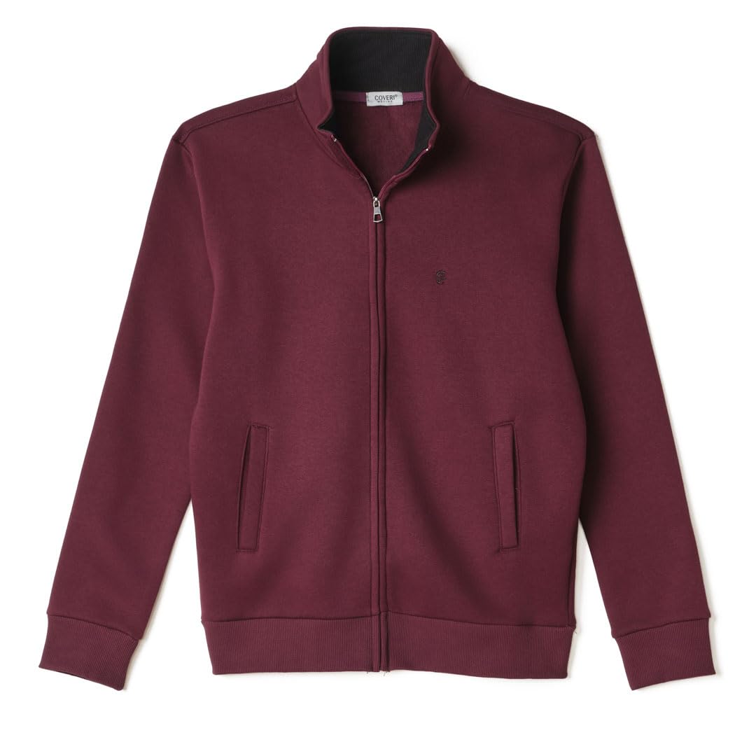 Coveri Felpa Felpe con Cerniera Tasche Zip Cardigan Pesante Invernale Uomo Taglie Forti