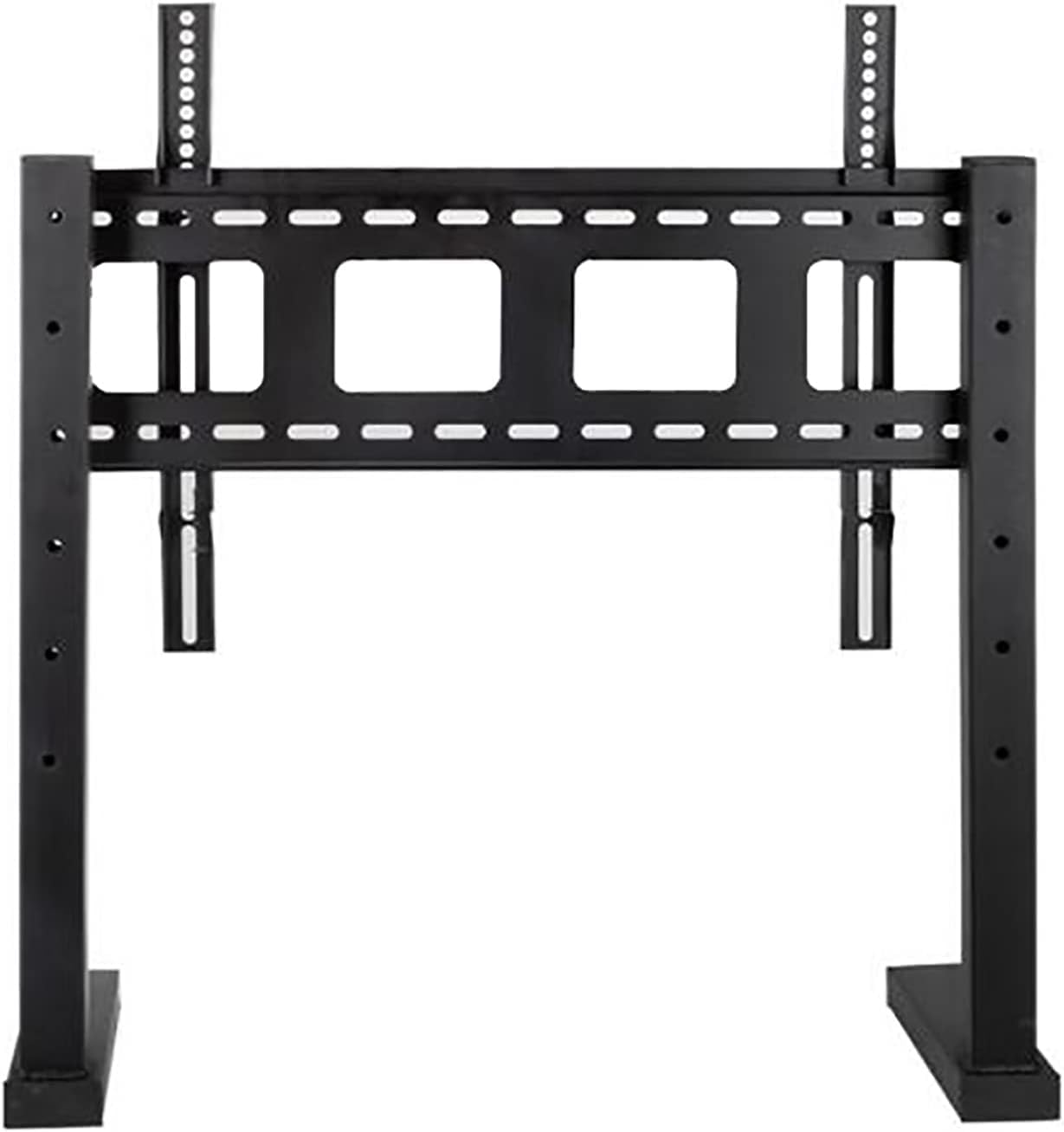 SGKOMN Monitor Arms TV Stand Desktop TV Stand Desktop TV Base Adjustable Height, Suitable for Most 32-70 Inch LCD LED Flat Panel TVs